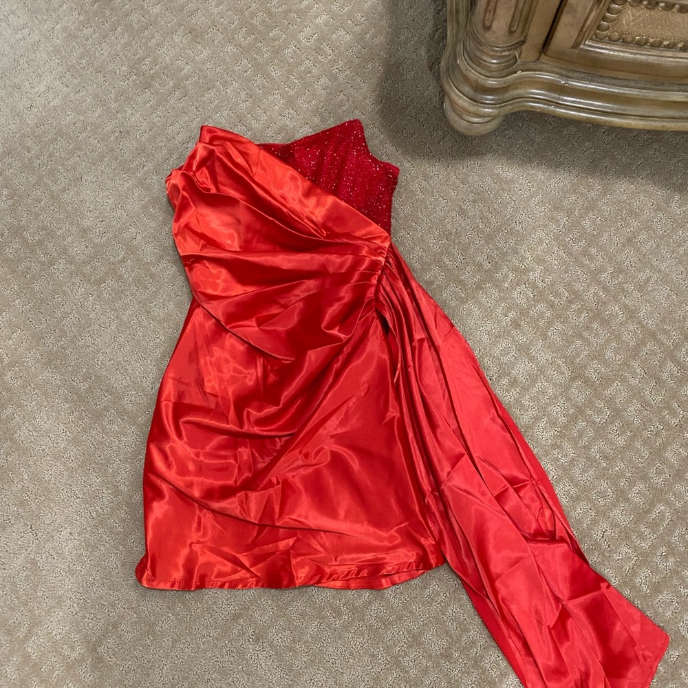 Red dress